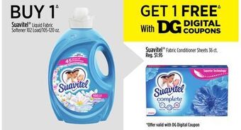 Dollar General Suavitel® fabric conditioner sheets offer