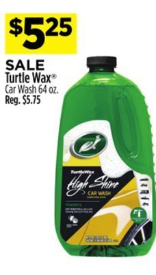 Dollar General Turtle wax® car wash offer