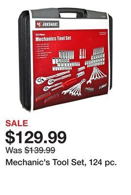 Mechanic's tool set, 124 pc.