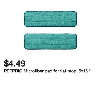 Ikea Pepprig microfiber pad for flat mop, 5x15 offer