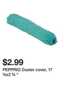 Ikea Pepprig duster cover, 17 ¾x2 ¾ offer
