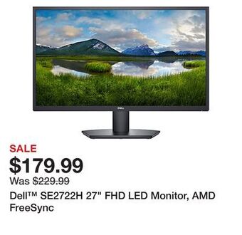 Office Depot Dell™ se2722h 27 fhd led monitor, amd freesync offer