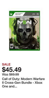 Game Stop Call of duty: modern warfare ii cross-gen bundle - xbox one and xbox series x offer