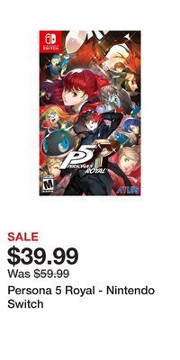 Game Stop Persona 5 royal - nintendo switch offer