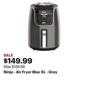 Best Buy Ninja - air fryer max xl - grey offer