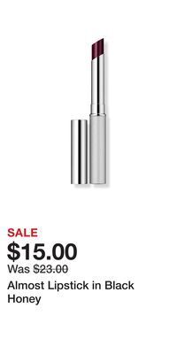 Ulta Beauty Almost lipstick in black honey offer