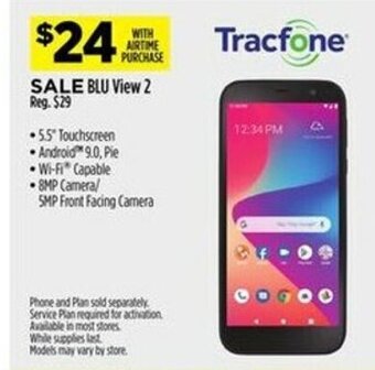 Dollar General Tracfone BLU View 2 offer