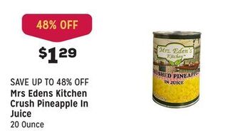 Grocery Outlet Crush pineapple in juice offer
