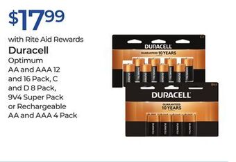 Rite Aid Duracell offer