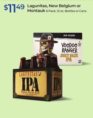 Rite Aid Lagunitas, new belgium or montauk offer