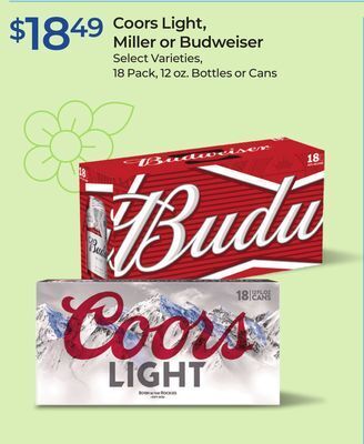 Rite Aid Coors light, miller or budweiser offer
