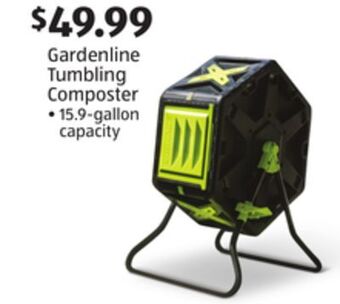 Aldi Gardenline tumbling composter offer