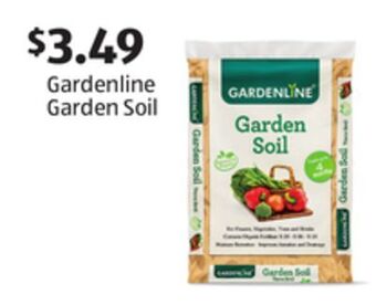 Aldi Gardenline garden soil offer