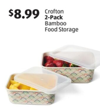 Aldi Crofton 2-pack bamboo food storage offer