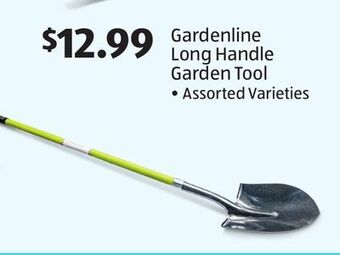 Aldi Gardenline long handle garden tool offer
