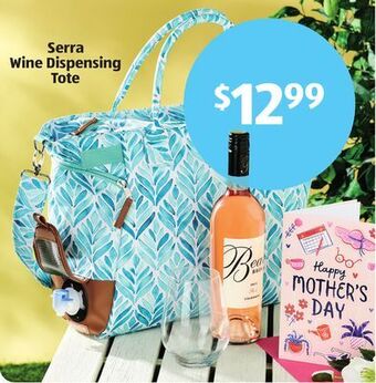 Aldi Serra wine dispensing tote offer