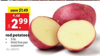 Lidl Red potatoes offer