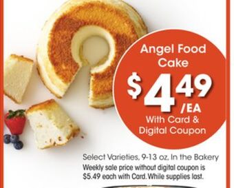 Kroger Angel food cake offer