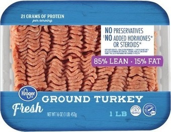 Kroger Fresh kroger 85% lean ground turkey offer