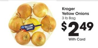 Kroger Kroger yellow onions offer
