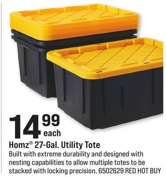 Ace Hardware Homz® 27-gal. utility tote offer