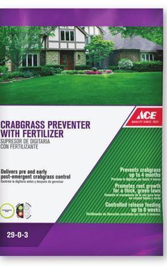 Ace Hardware Ace® 5m crabgrass preventer with fertilizer offer