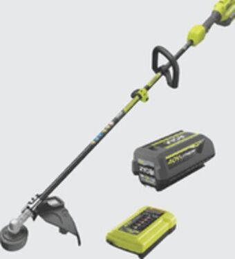 The Home Depot Ryobi 40v 15 string trimmer 4.0ah kit offer