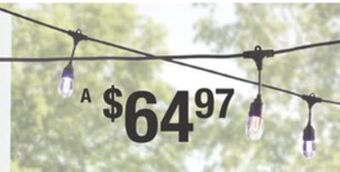The Home Depot Hampton bay 24' led smart string light offer