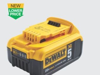 The Home Depot Dewalt 20v max xr® battery 5.0ah offer