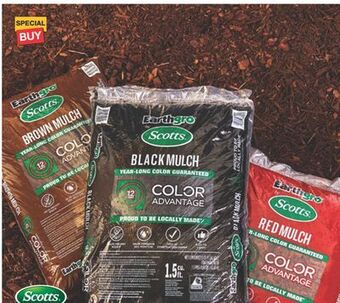 The Home Depot Scotts 1.5 cu. ft. earthgro® wood mulch offer