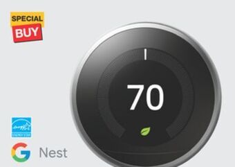 The Home Depot Google nest learning thermostat offer