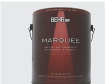 The Home Depot Behr marquee® interior matte paint & primer offer