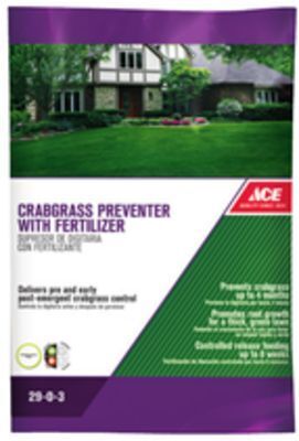 Ace Hardware Ace® crabgrass preventer with fertilizer offer