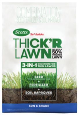 Ace Hardware Scotts® turf builder® thick'r lawn™ seed, fertilizer & soil improver, 12 lb. offer