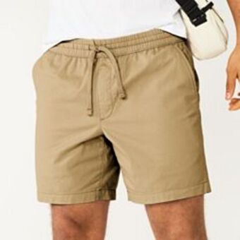 Kohl's Men's sonoma goods for life® 7 everyday pull-on shorts offer