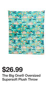 Kohl's The big one® oversized supersoft plush throw offer