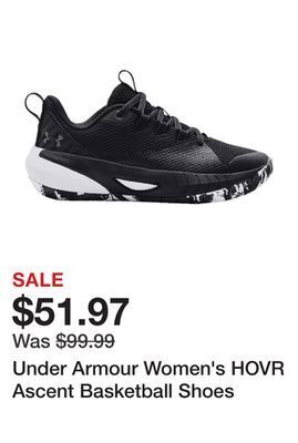 Dick's Sporting Goods Under armour women's hovr ascent basketball shoes offer