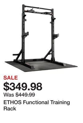 Dick's Sporting Goods Ethos functional training rack offer