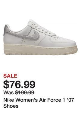Dick's Sporting Goods Nike women's air force 1 '07 shoes offer