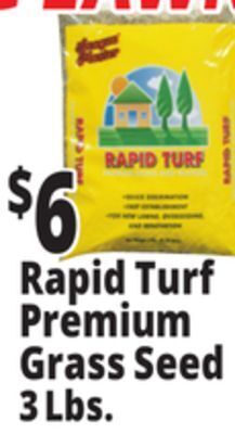 Ocean State Job Lot Rapid turf premium grass seed mixture, 3 lbs offer