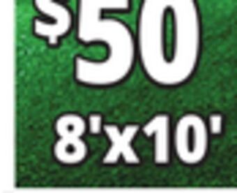 Ocean State Job Lot All-weather green artificial grass, 8' x 10' offer