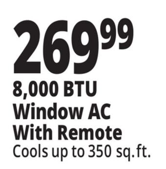 Ocean State Job Lot Ocean breeze 8,000 btu window air conditioner offer