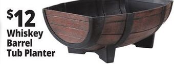 Ocean State Job Lot Whiskey barrel tub planter offer