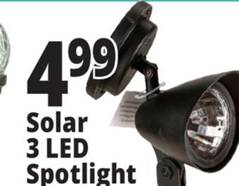 Ocean State Job Lot Solar 3 led spotlight offer