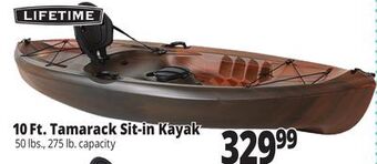 Ocean State Job Lot Lifetime tamarack 10' sit-on kayak offer