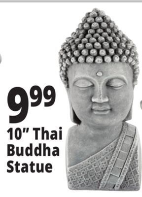 Ocean State Job Lot 10 thai buddha statue offer