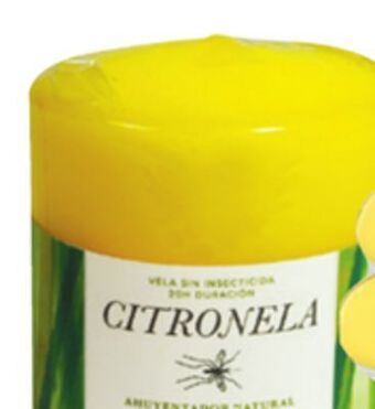 Ocean State Job Lot Citronella pillar candle offer