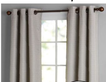 Ocean State Job Lot Energy saving blackout drapes offer