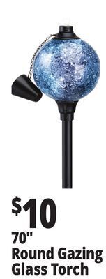 Ocean State Job Lot Adjustable glass gazing ball torch offer