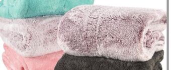 Ocean State Job Lot Choose from sherpa or velvet plush blankets offer